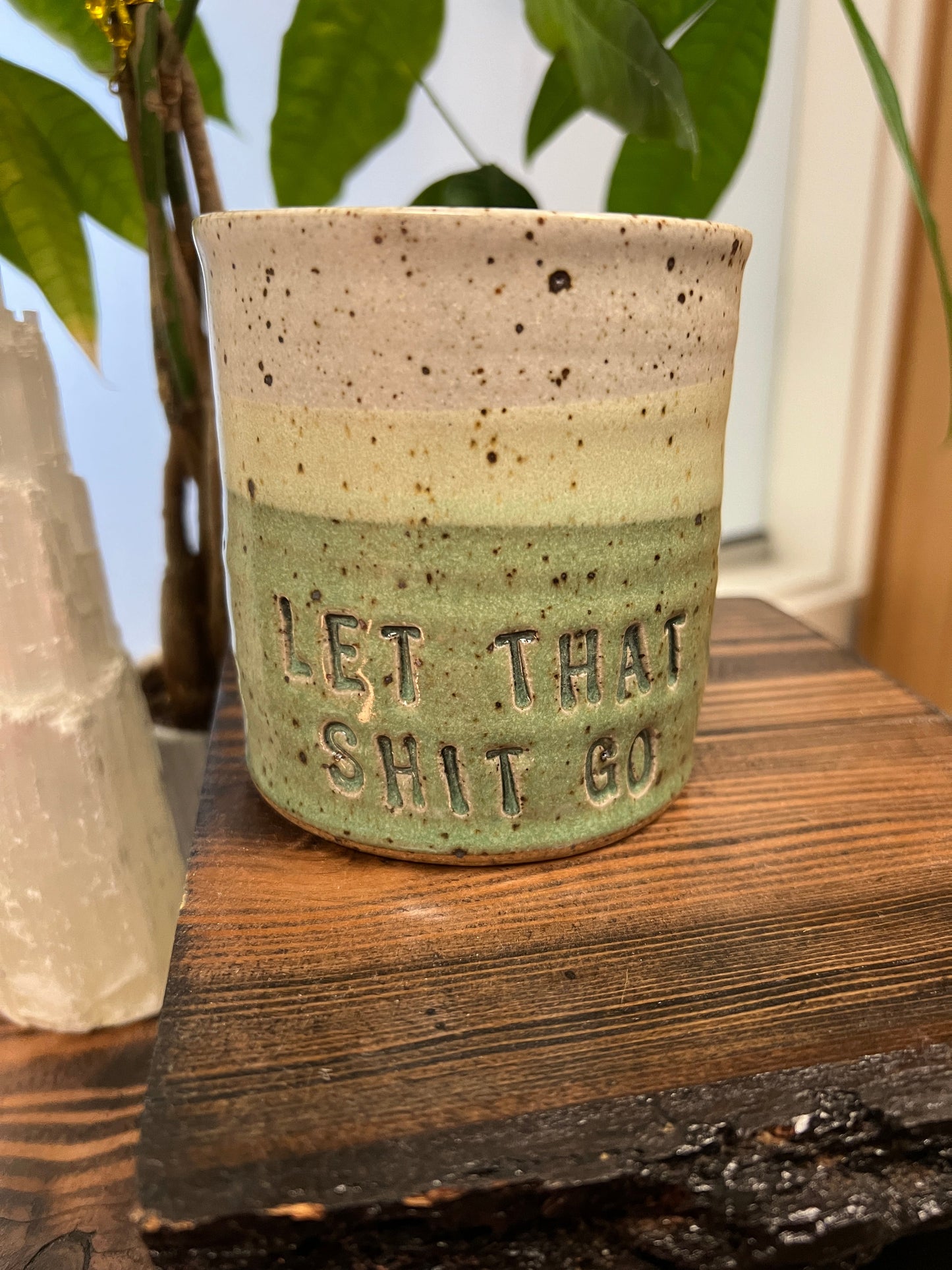 "Let That Shit Go" Coffee Mugs