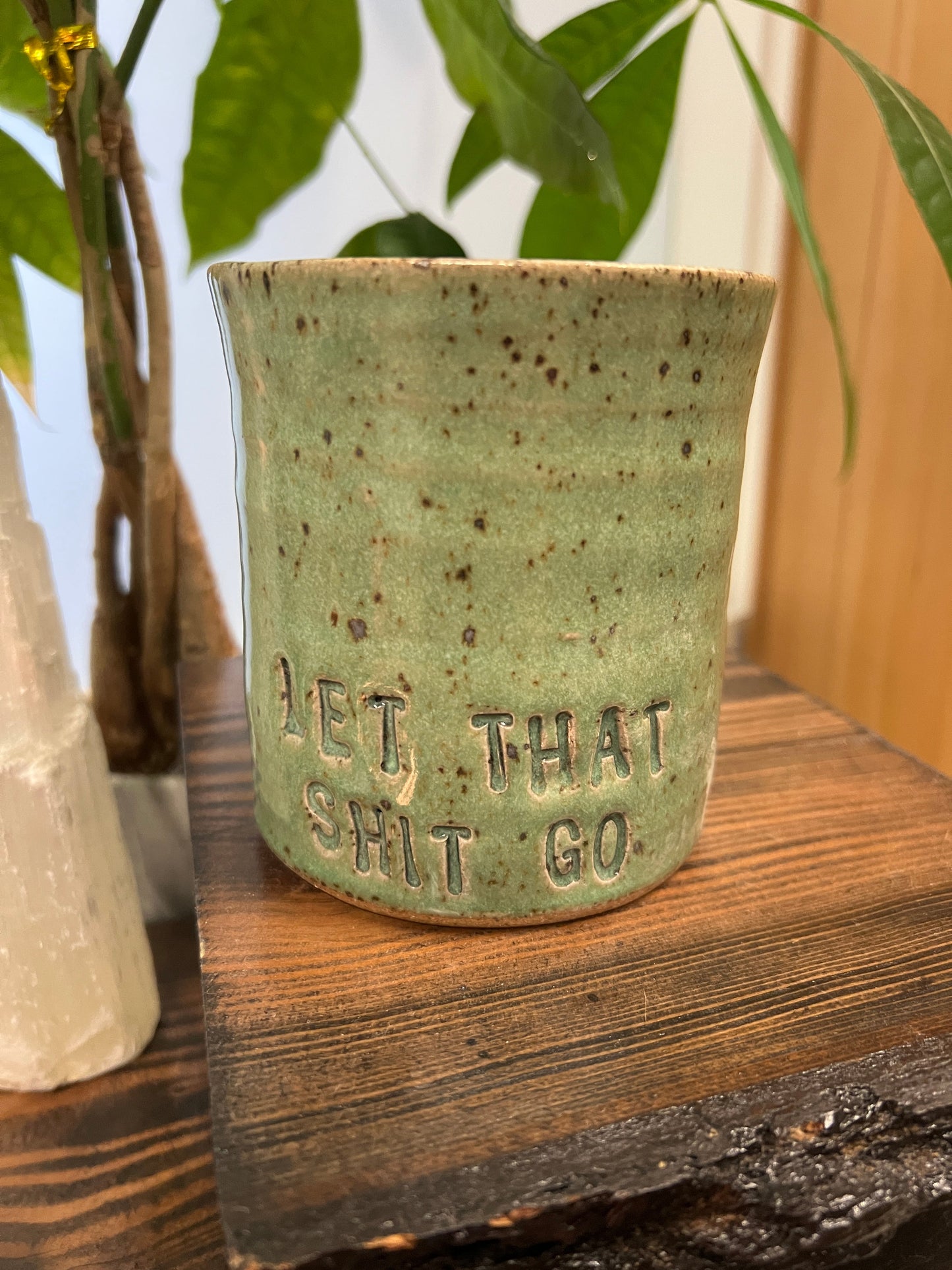 "Let That Shit Go" Coffee Mugs